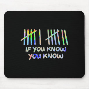 If You Know You Know 67 Six Seven Meme  Mouse Pad