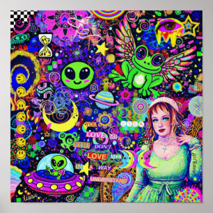 If You Love Me You Don't Love Me Trippy Frog Ali Poster