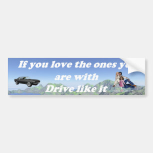 If_You_Love_the_Ones_mountain_range Bumper Sticker