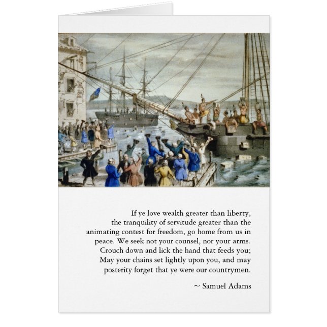 If You Love Wealth Greater Than Liberty Card (Front)