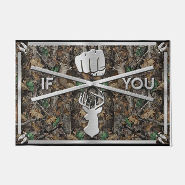 If You Mat, Hunter Quotes Doormat (Front)