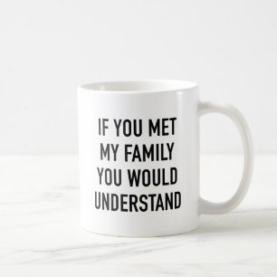 If You Met My Family You Would Understand Coffee Mug