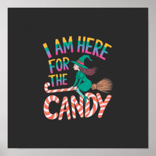 If You Read This She Fell Off Funny Halloween Poster