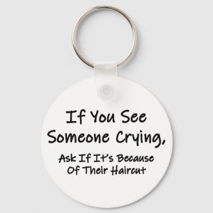 If You See Someone Crying Key Ring