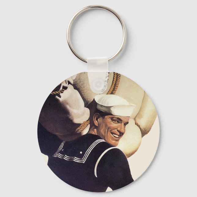 If you tell where he's going... key ring (Front)