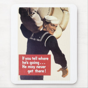 If You Tell Where He's Going Mouse Pad