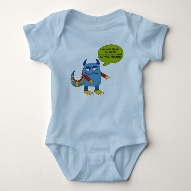 If You Think I'm Cute... Baby Bodysuit (Front)