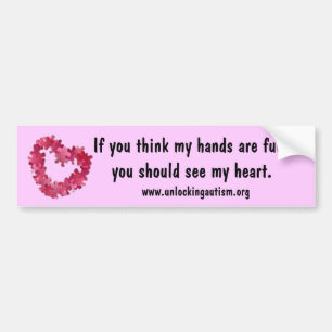 If you think my hands are full, y... bumper sticker