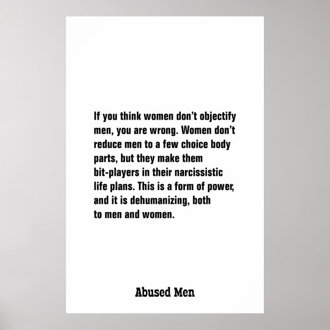 If You Think Women Don’t Objectify Men … Poster (Front)