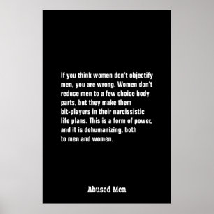 If You Think Women Don’t Objectify Men … Poster
