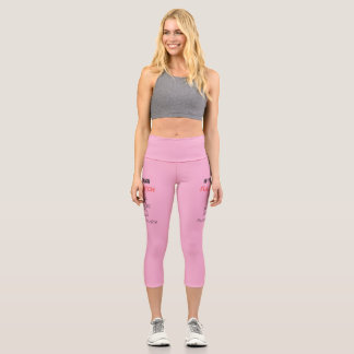 If you touch, I will scratch! Capri Leggings