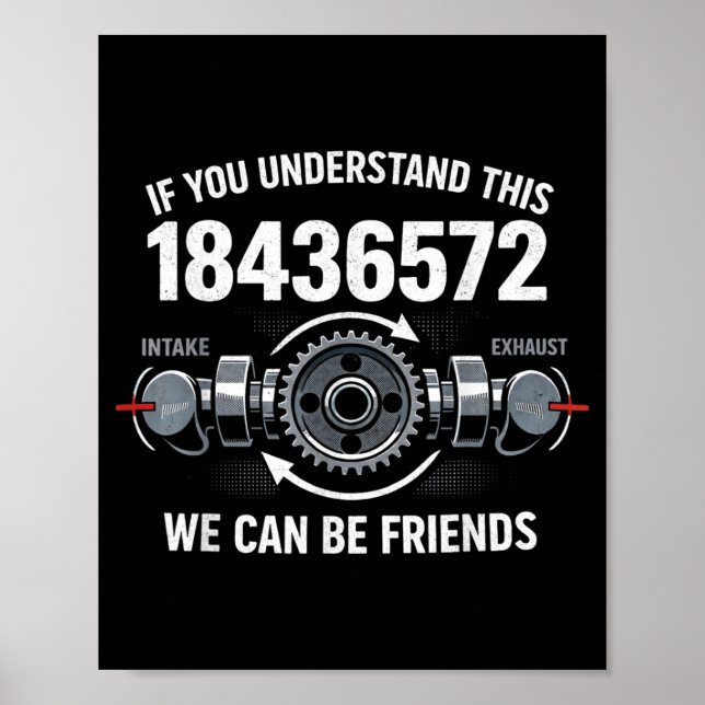 If You Understand 18436572 Engine Mechanic Poster (Front)