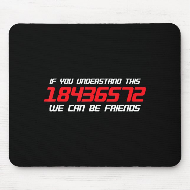 If You Understand This 18436572 Funny Mechanic Car Mouse Pad (Front)