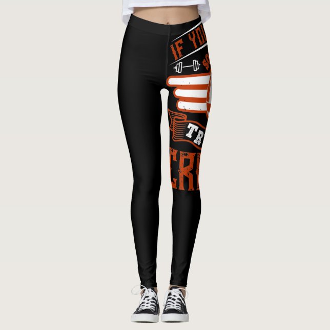 If You Want A Soft Serve, Try Ice Cream-01.Png Leggings (Front)