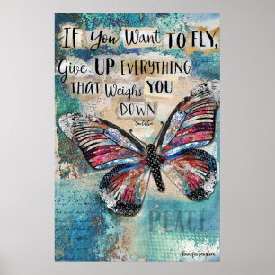 If You Want To Fly Poster