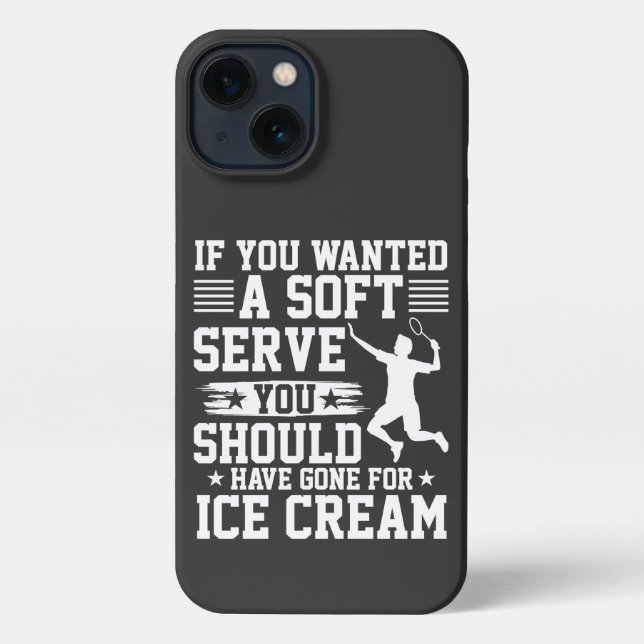 If You Wanted A Soft Serve Tennis iPhone Case (Back)