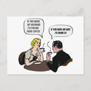 If you were  my husband... postcard
