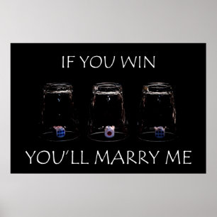 If you win you'll marry me poster