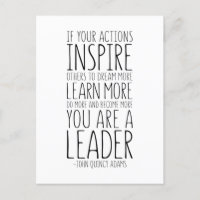If Your Actions Inspire Others, John Quincy Adams