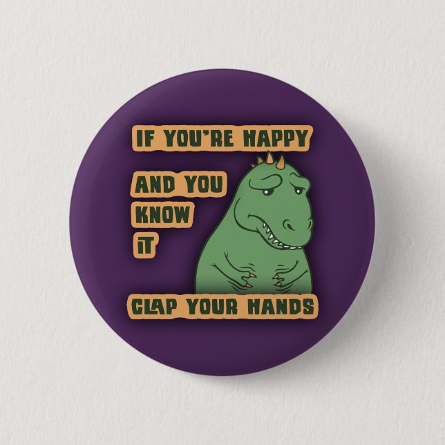 If Your Arms Reach 6 Cm Round Badge (Front)
