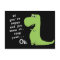 If You're Happy Clap T Rex Dinosaur Funny Postcard