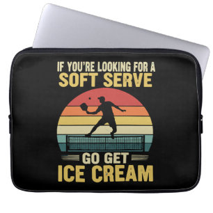 If You're Looking For A Soft Serve Pickleball  Laptop Sleeve
