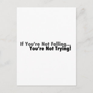 If You're Not Falling... Postcard