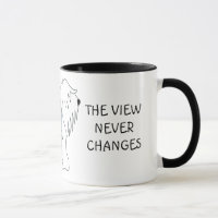 IF YOU'RE NOT THE LEAD DOG Ceramic Mug