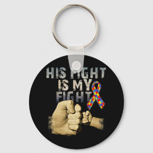 If you're raising child awareness, this great grap key ring