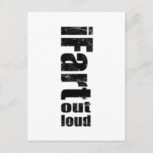 iFart Out Loud Wash Landscape Postcard