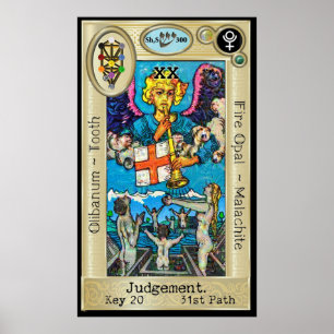 Ifdawn Deepdream Tarot Key 20 ~ Judgement Poster