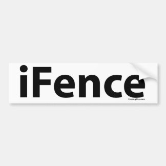 iFence Bumper Sticker