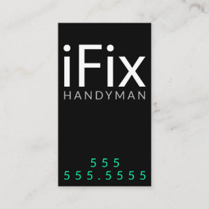 iFix. Handyman Repair Business Customisable Card