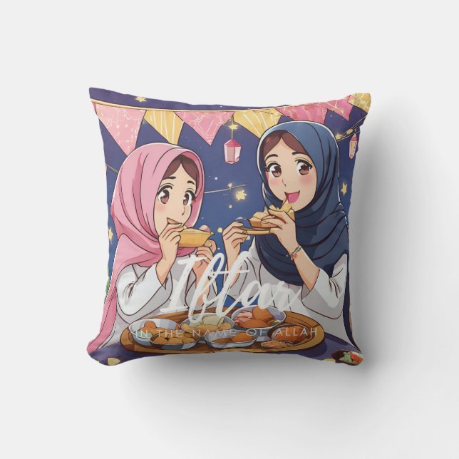 Iftar Anime Friends Cushion (Front)