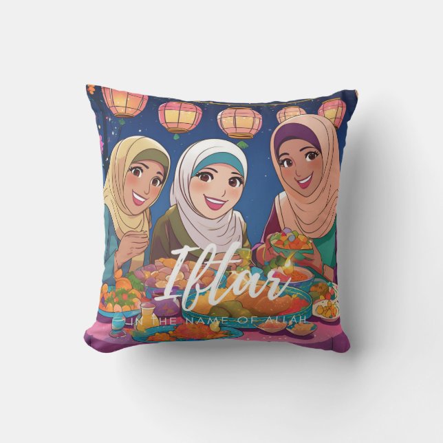 Iftar Cushion 3 Sisters (Front)