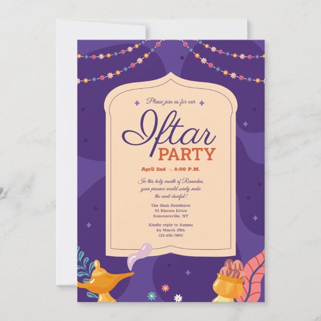 Iftar Party Invitation (Front)