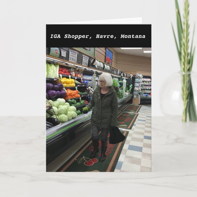 IGA Shopper Havre Montana Card (Front)