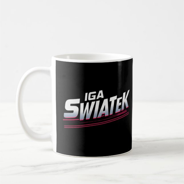 iga swiatek  coffee mug (Left)