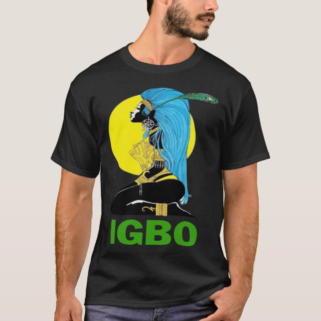 Igbo Girl  Cute Nigerian Girl Of Nigeria T-Shirt (Front)