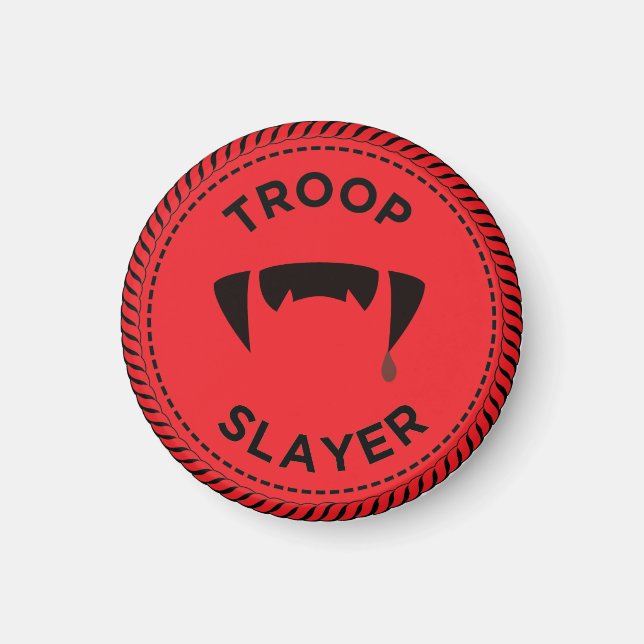 IGGPPCamp 2020 Troop Pride Badge Magnet (Front)