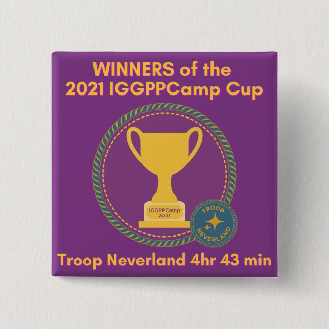 IGGPPCamp 2021 Camp Cup Winner Button (Front)