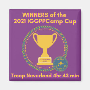 IGGPPCamp 2021 Camp Cup Winner Magnet