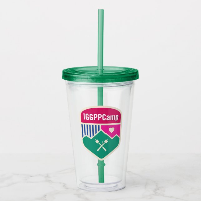 IGGPPCamp Cup with Straw (Front)