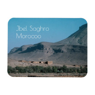 Ighzoun view and mountain, Morocco Magnet
