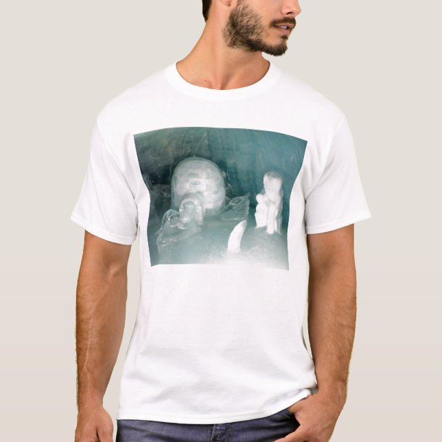 Igloo and Eskimo in ice T-Shirt (Front)