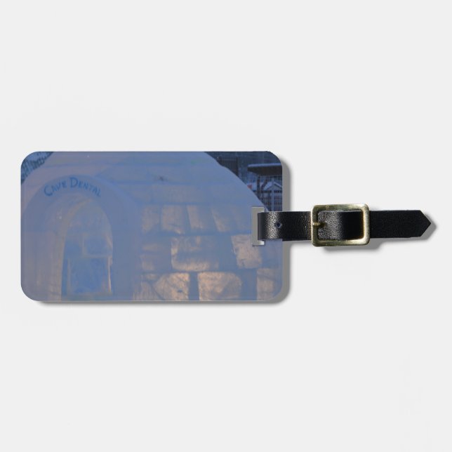 Igloo  luggage tag (Front Horizontal)
