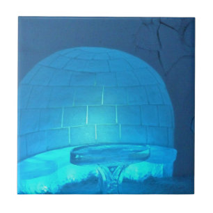 Igloo Room at Hotel de Glace, Quebec, Canada Ceramic Tile
