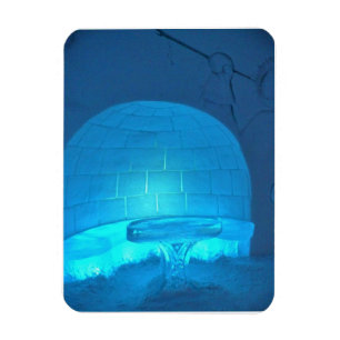 Igloo Room at Hotel de Glace, Quebec, Canada Magnet