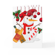 Igloo With Beer – Funny Christmas Greeting Card
