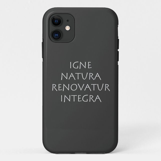 Igne natura renovatur integra Case-Mate iPhone case (Back)